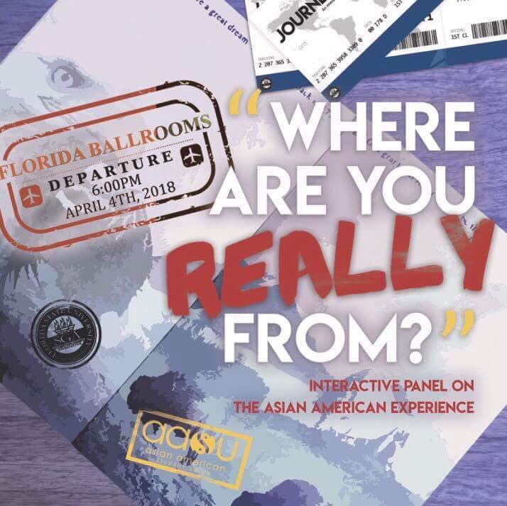 Ever been asked “Where are you from?” “But where are you REALLY from?” Well, you’re not alone. Come hear your peers speak about their experience growing up as an Asian American because I’m sure you’ll be able to find things that you can relate to.