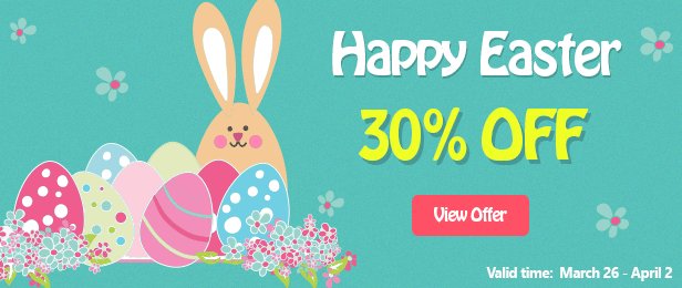 MagenTech's tweet image. Last Chance to Get 30% OFF on Best-elling #Magento_Themes, #Prestashop_Themes as well as Join our Clubs.
It&apos;s a tremendous savings opportunity! Time is running
&amp;gt;&amp;gt; Shop Now: bit.ly/easter2018-mag…
#easter2018 #easter_sale