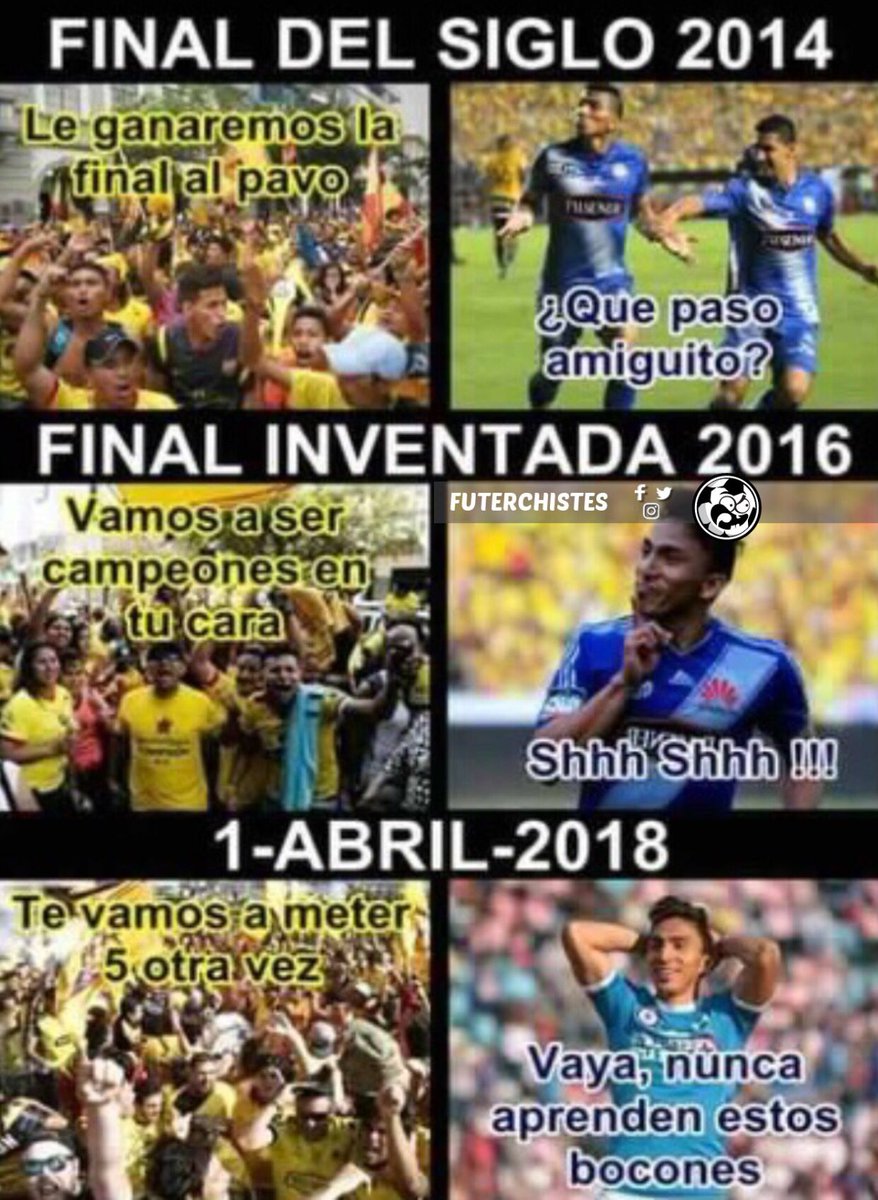 Futer Sur Twitter En Bsc Ya Se Creen Que Van A Golear A Emelec Y La Verdad Es Que No Aprenden Via Fb