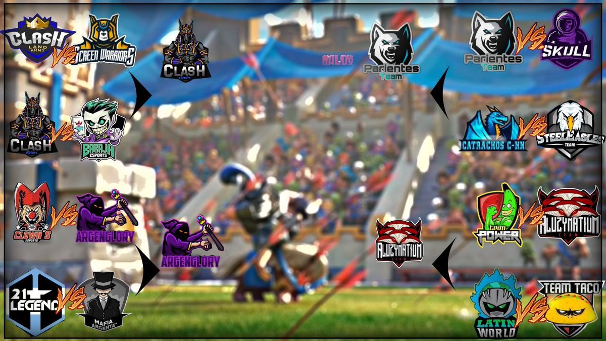 Así va la fabulosa CLASH LEAGUE 🤴 <a href="/ClasheSportsCol/">nnn</a> 3 - 0 @Baraja_eSports  <a href="/EuphoriaTeamCR/">Euphoria Gaming</a> 3 - 1 @ClownS_eSpors @ParientesTeam 3 - 0 @Skull_eSportsSV @AluzyTeam_CR 3-1 <a href="/TeamPowerRD/">TEAM PowerRD</a>