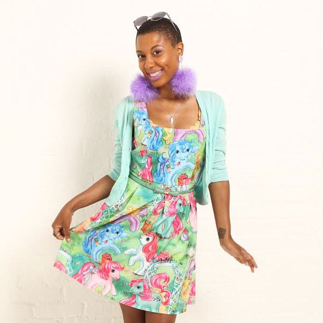 TiffanyAndLupus's tweet image. Happy Easter 🐣 🦄💕✨ from moi &amp;amp; my fave spring dress! 
📸: by ModCloth #fashiontruth
👗: ironfist clothing