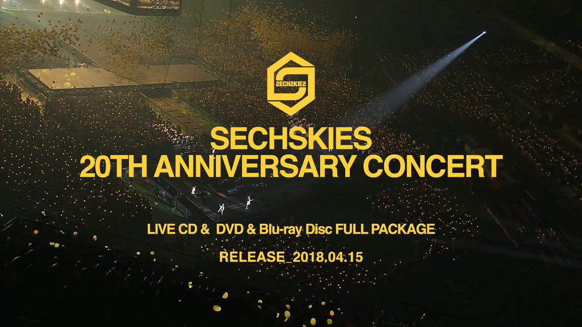 SECHSKIES 20th LIVE DVD Blu-ray 限定盤 SECHSKIES THE 20TH ANNIVERSARY CONCERT LIVE CD & DVD & Blu-ray