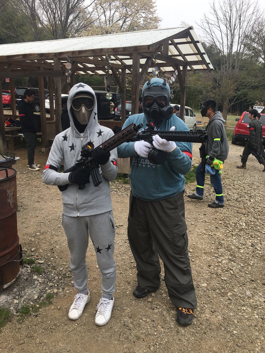 OAtomu's tweet photo. 久しぶりの #サバゲー #参戦🇯🇵 #HEADAX #烏山市 https://t.co/ejv3IacJpu