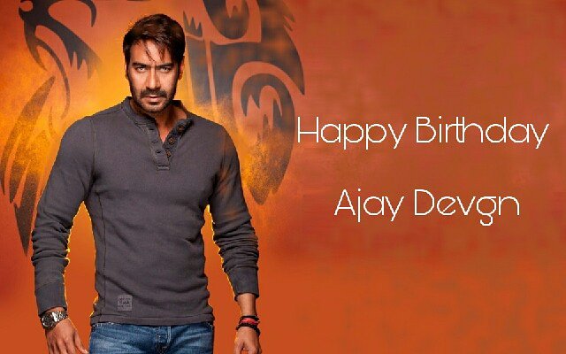 Here\s wishing the handsome and supremely talented- Ajay Devgn, a very happy birthday! 
