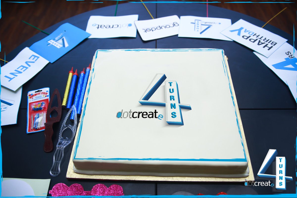 Dotcreat_Ltd's tweet photo. Birthday Celebration of Dotcreat Ltd.

#DotcreatTurns4  #HappyBirthday #Dotcreatians  #Dotcreat_Ltd  #GroupDot https://t.co/scaGqKDs4u