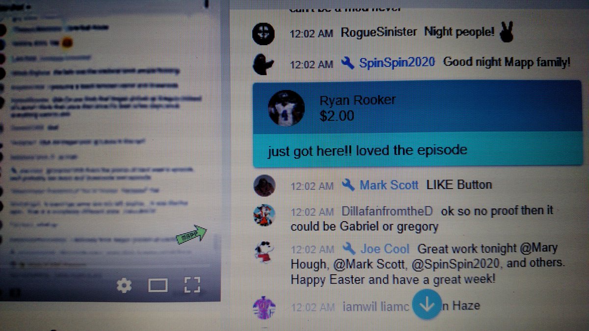 JoeCool4TWD's tweet photo. @R0NNYHAZE Hey, Ronny! Thanks for the Live Stream! Below are pics of two Super Chats posted after you went off the air. I just thought you might want to mention them next Live Stream. Thanks again for all of your hard work! #MAPPFamily https://t.co/iANR80JYuM