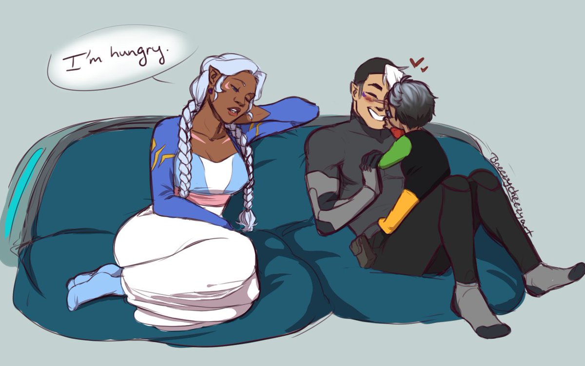If Shiro was expecting anything from that Dad Joke™, it wasn't that! lol Looks like more #shallura babies are on their way!