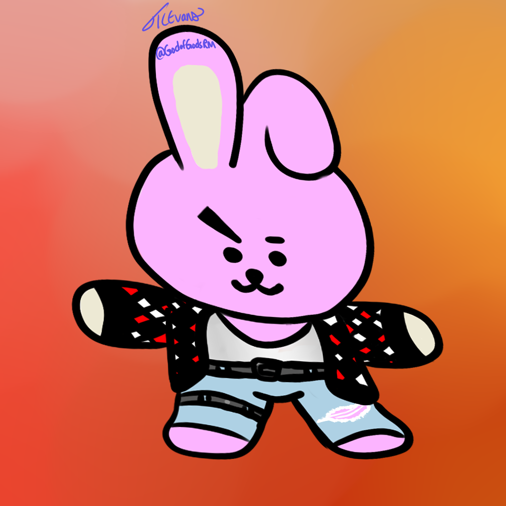 joonspup's tweet photo. EHEHEHE COOKY~ I thought he'd be cute in Kook's FIRE outfit & here we are 😙
#COOKY #Jungkook #FIREMV #BT21 #BTS https://t.co/O2qcpcvqj0