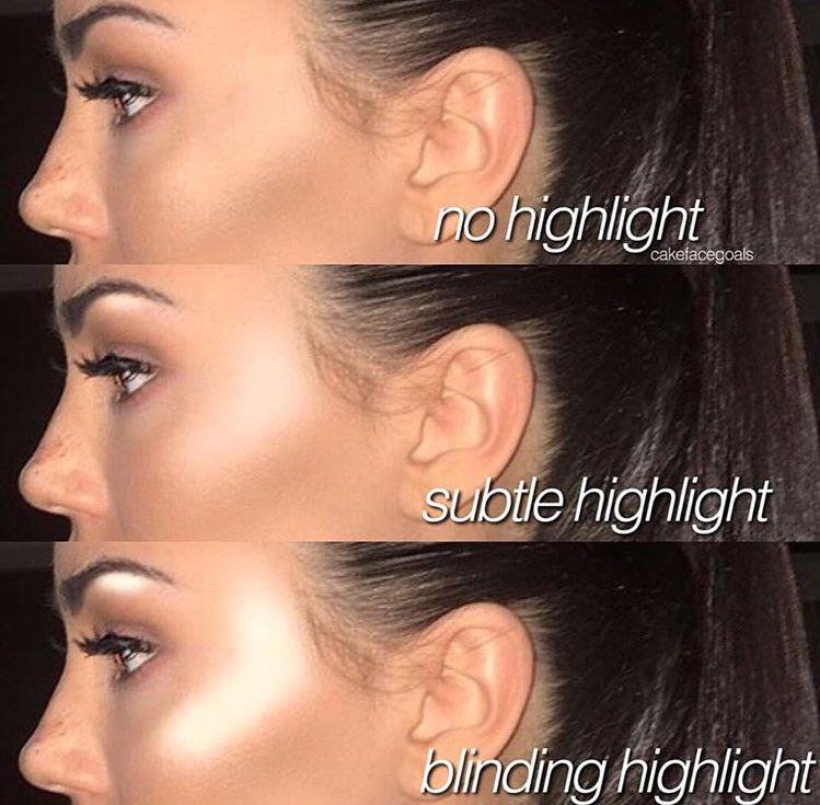 blinding highlighter