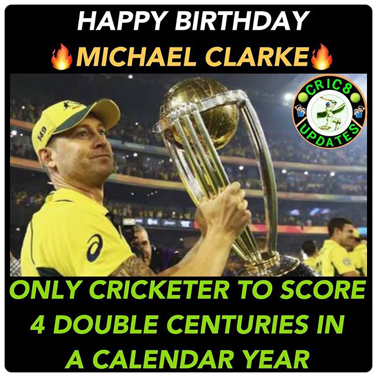 Happy Birthday MICHAEL CLARKE 