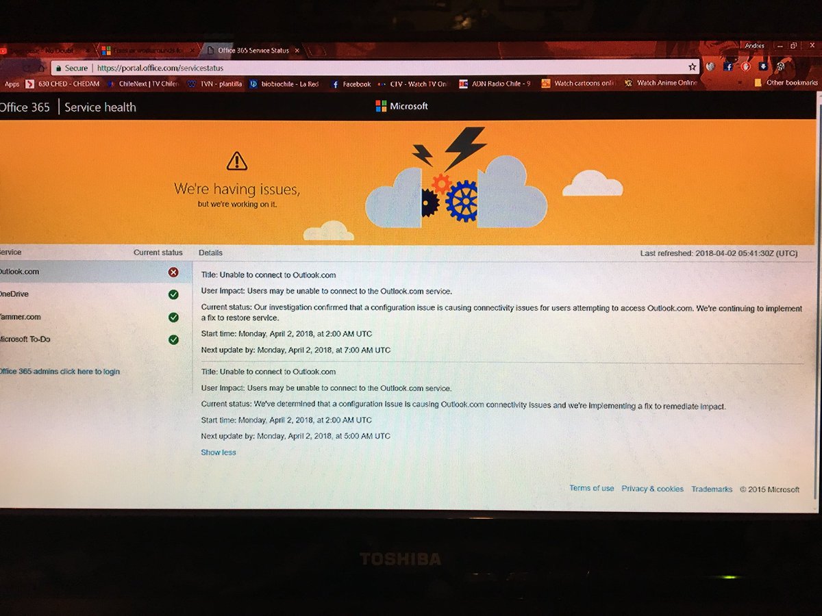 Punk_Rocker_724's tweet image. If anyone else is having issues with their outlook account this sorts ecplains it! #outlook #emailproblems #accountissues