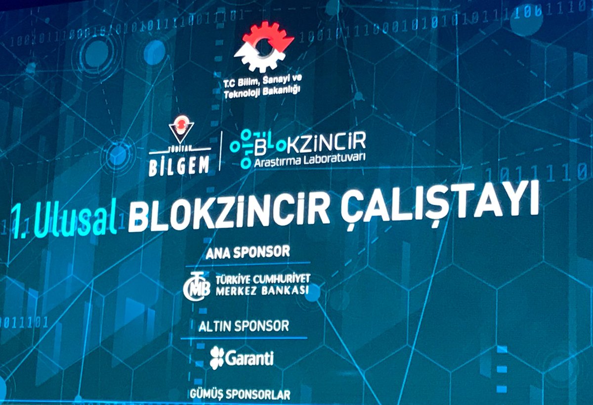 1. Ulusal Blokzincir Calistayi #bitcoin #blockchain #blockzincir #tubitak #bilgem #robicoin