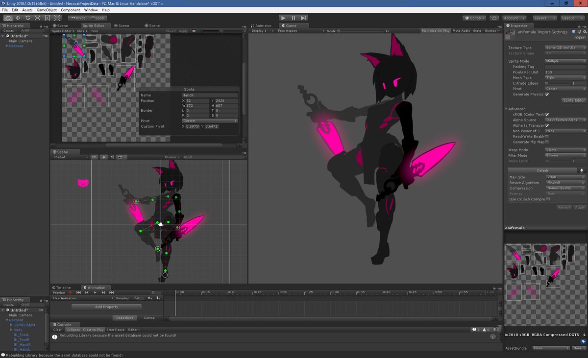 Ntny Unityの新2d機能によるキャラクターアニメーション描くとこからセットアップまでのアーカイブはこちら W リプ欄に注意事項とプロジェクトデータあり T Co Fzjda3atmi Unity3d Unitytips T Co Mzrspvojq1 Twitter