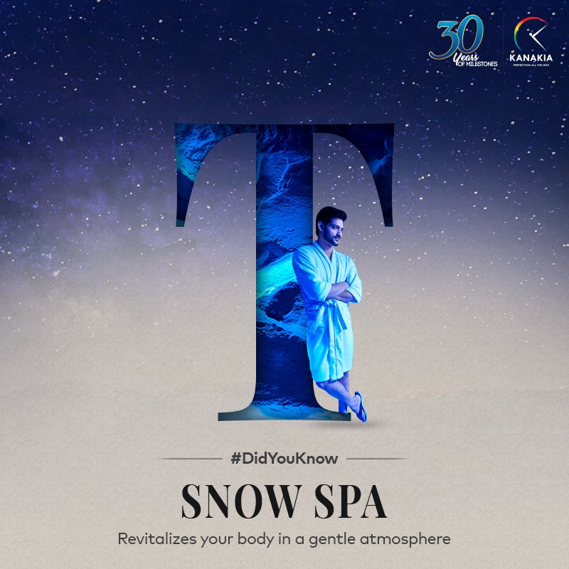 kanakia_spaces's tweet photo. A #SnowSpa relaxes your mind and body in a wholesome atmosphere. Rejuvenate yourself as you relax in the snow spa at #KanakiaLevels. #WorldHealthDay #HealthForAll #KanakiaGroup
Visit - https://t.co/b71yFqiUud https://t.co/HkQHUXagRG