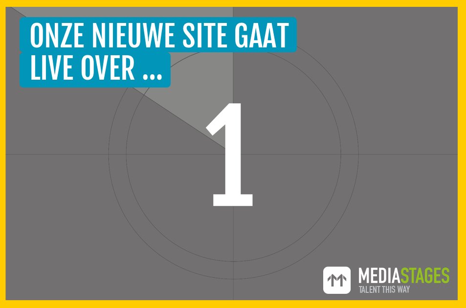 Echt nog maar EEN nachtje en dan gaan we live. Na een lang traject van wensen en eisen formuleren, ontwerpen, ontwikkelen en invullen gaan we morgen de nieuwe frisse responsive website lanceren. Hou ons in de gaten... #nieuwewebsite #live #media #stages #internship #vacature