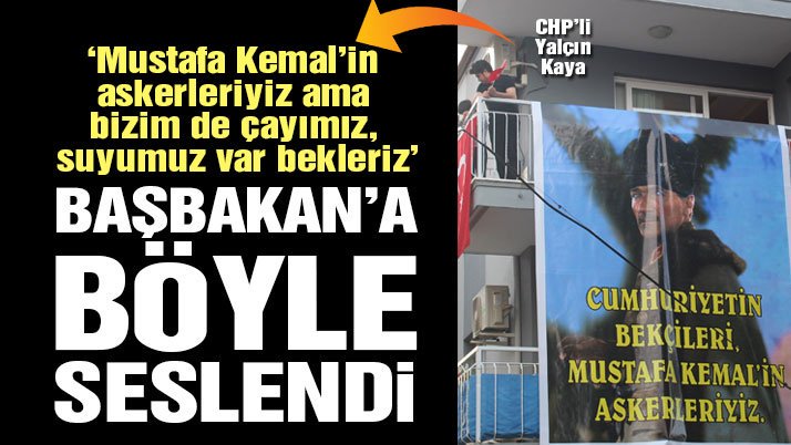 Binali Yıldırım, ev ziyaretine gittiği İzmir'de balkonunda "Cumhuriyetin bekçileri Mustafa Kemal'in askerleriyiz" yazılı pankart bulunan CHP'li ailenin “Başbakanım bizim de çayımız, suyumuz var bekleriz” daveti sonrası bakın ne yaptı? 
sozcu.com.tr/2018/gundem/ch…