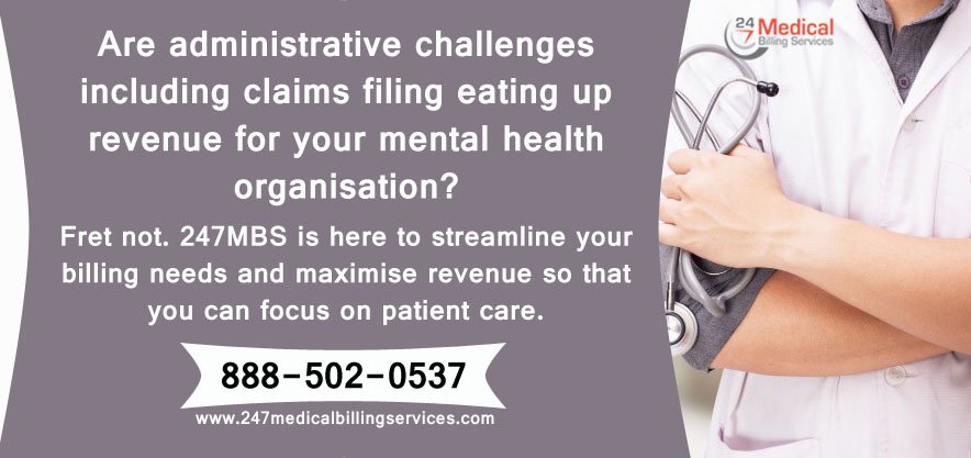 247MBServices's tweet photo. Are administrative challenges including claims filing eating up revenue for your mental health organisation? Fret not. 247MBS is here to streamline your billing needs and maximise revenue so that you can focus on patient care.
https://t.co/GHmgGMPgjK
#mentalhealth #RCM #ARCleanUp https://t.co/ey35BBxj6k
