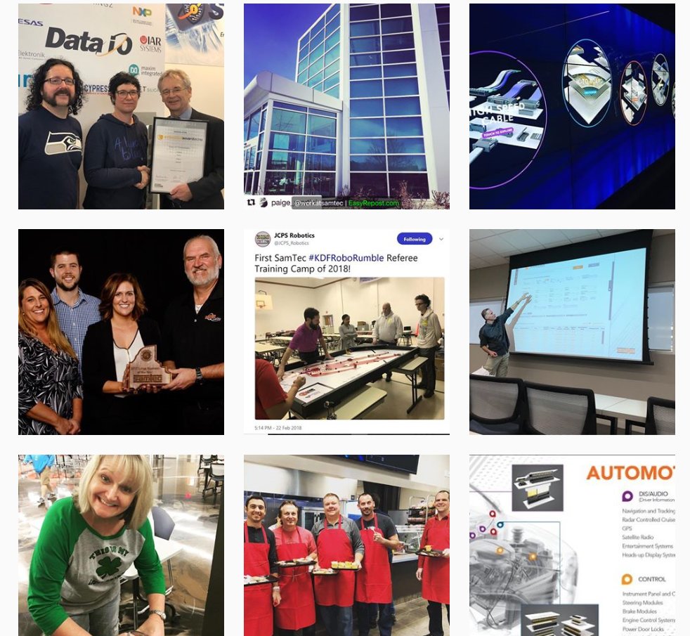 SamtecInc's tweet photo. Get a glimpse into our world at #Samtec - one that revolves around you. Check out this video of our facility here: #Engineering #gEEk #iOT #iiOT #SamtecLife https://t.co/bX8TXTvhiY https://t.co/zaj6nd7kYj