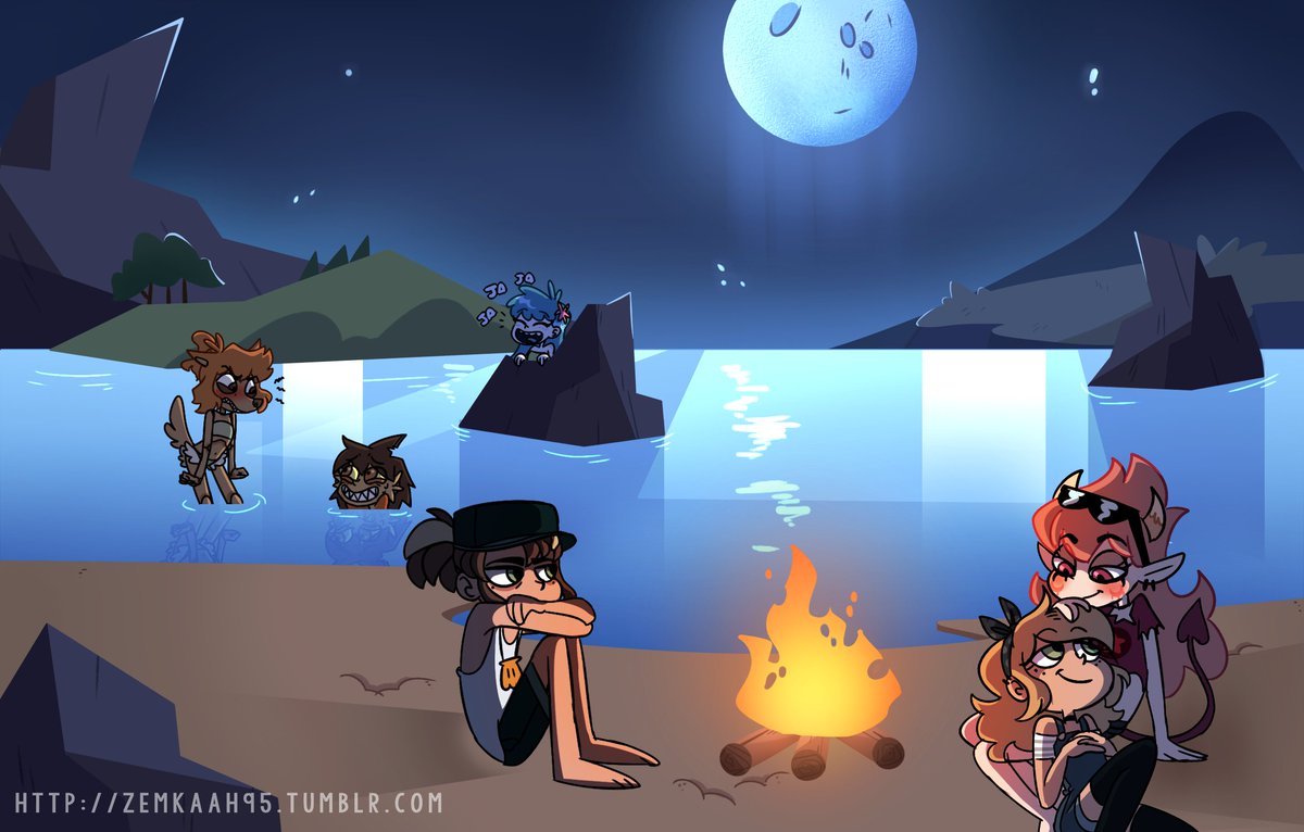 zemari_png's tweet photo. Night with friends
#SVTFOE #StarVsTheForcesOfEvil #tomstar #digitalart #fanart https://t.co/V9W3CitQSI