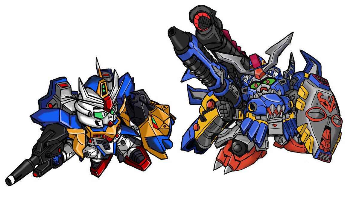 Berial Twitterissa 相変わらず素晴らしいイラスト W カッコ可愛さが冴え渡ってますね スターガンダムgp01とガンキラー2の対決イラスト最高です