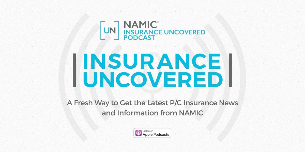 We are excited to announce the launch of "Insurance Uncovered." The podcast was produced in-house to inform, educate, and entertain NAMIC members and others who are interested in the P/C insurance industry. Check us out on iTunes or on our website at ow.ly/tq9a30jgwDZ