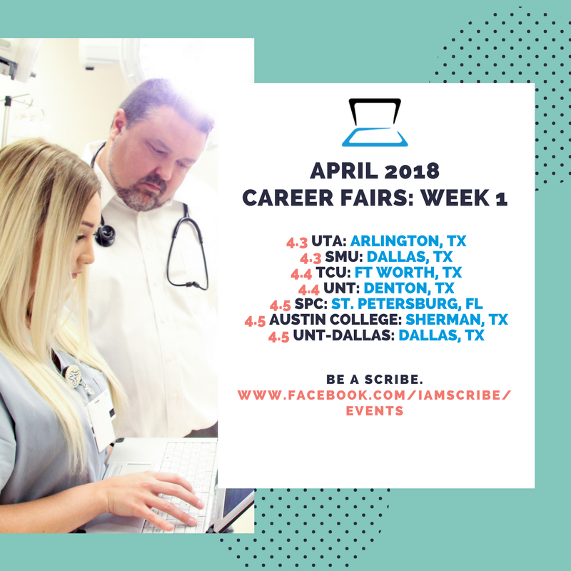 Phys_Recruiting's tweet photo. Need medical experience? Are you pre-nursing, pre-PA, pre-med? Keep an eye out for PhysAssist Scribes at this week's career fairs! For more info on becoming a Medical Scribe and our events visit: https://t.co/1BlKepEieZ

Share our events with your friends in a health care major! https://t.co/6z7qmoweII