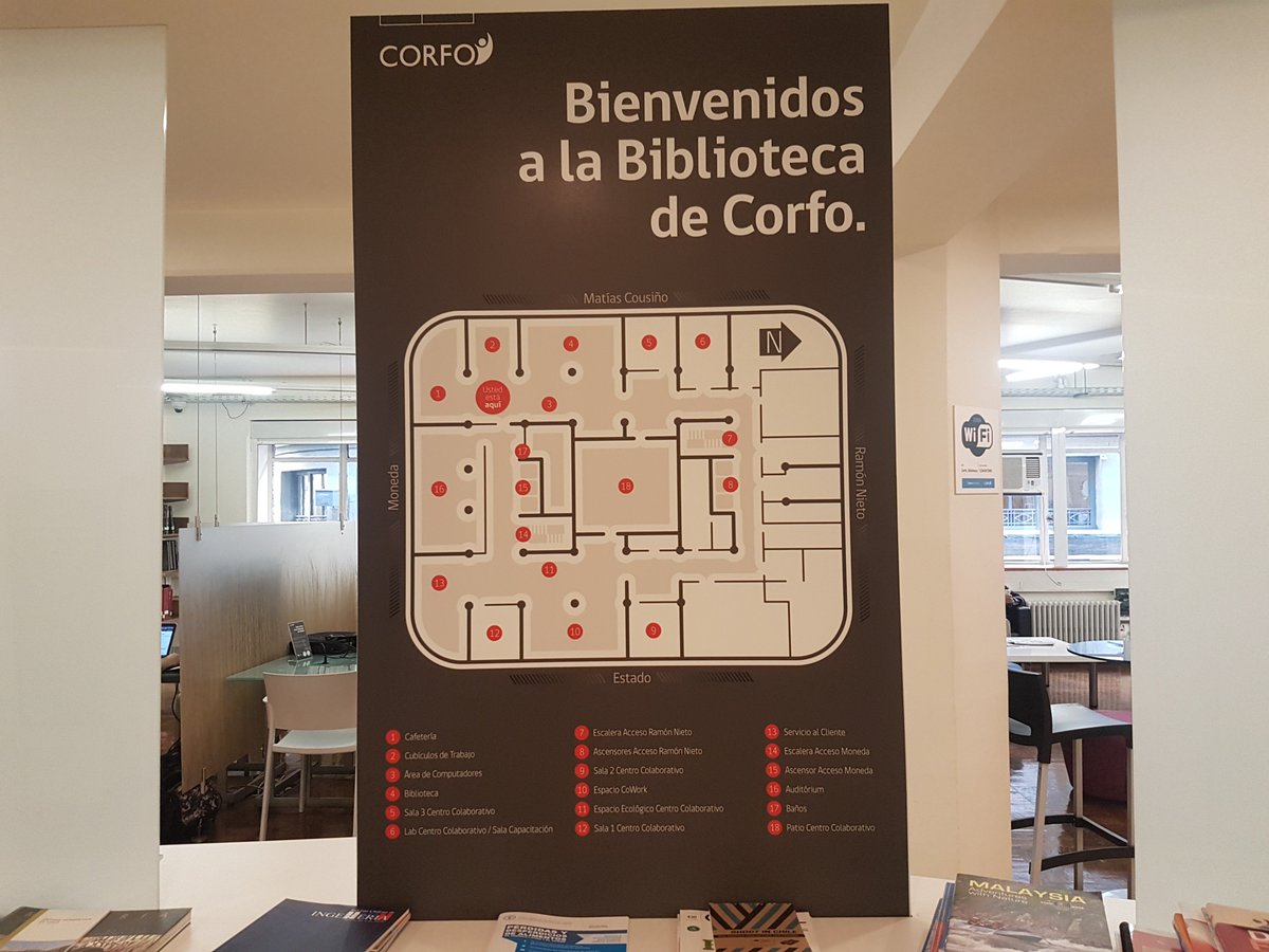 CC_Corfo's tweet photo. Ya contamos con una nueva señalética, mucho más amigable para nuestros usuarios. https://t.co/mrowv2q3xC