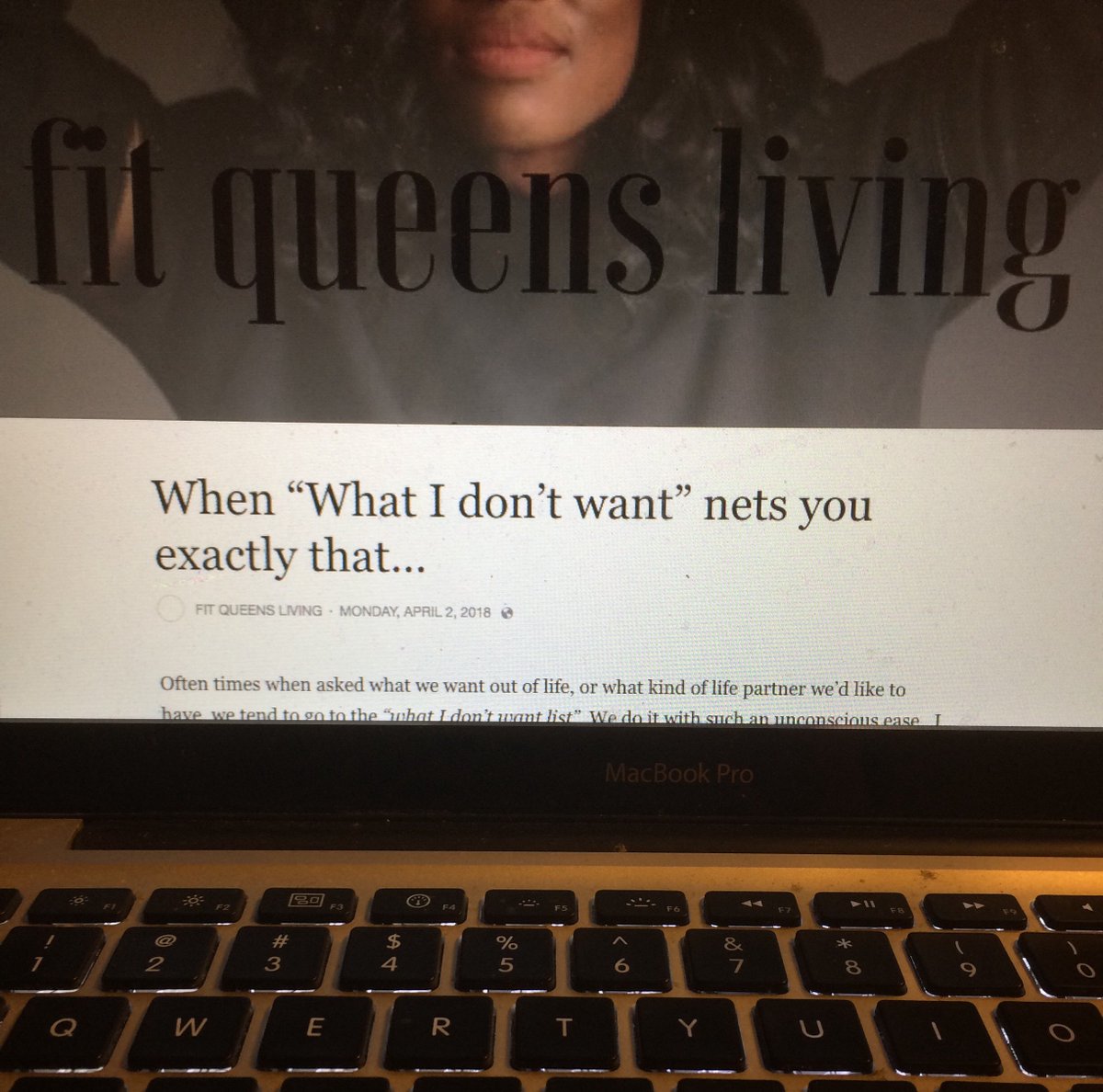 Wrote a nice little note on the FB group page <a href="/fitqueensliving/">Fitqueensliving</a>. On the topic of "What I Don't Want" it's a #quickread check it out, let me know what you think!