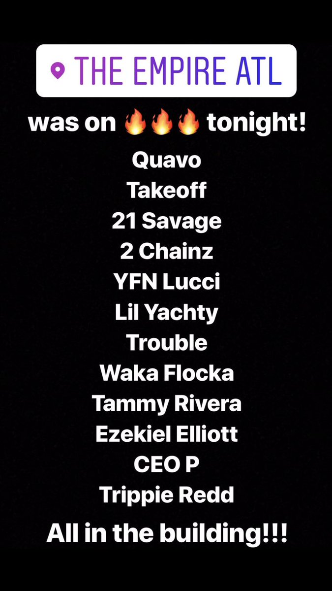 Thank you Atlanta for the continued support. 🙏🏽🙏🏽🙏🏽S/o everyone who was in the building last night it was lit 🔥🔥. Much luv #TKENTERTAINMENT