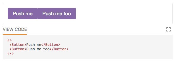iamsapegin's tweet photo. React fragments JSX syntax also works in @styleguidist (I did’t know that ;-) https://t.co/zgQ1VxMybj