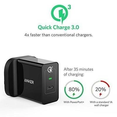 CompCareUAE's tweet image. Anker fast-charging technology powerport+ 1 guarantees the fastest possible charge to any smartphone or tablet. #computercareuae #anker #charger Buy now - goo.gl/7GAwCe