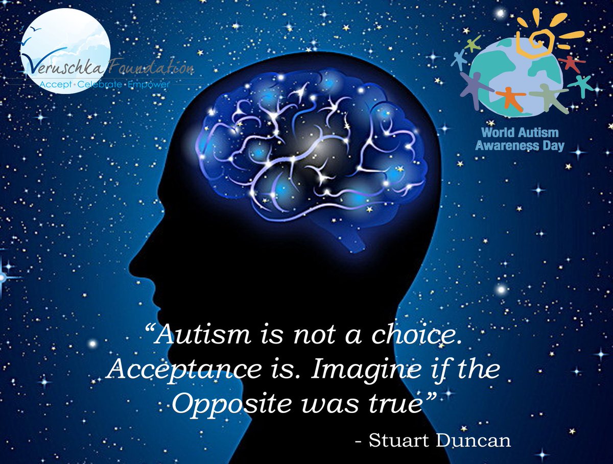 <a href="/VeruschkaFdn/">Veruschka Foundation</a> is celebrating #worldautismday2018  Lets #Accept #Celebrate and #Empower our #autistic loved ones! #BeTheChange #changemakers