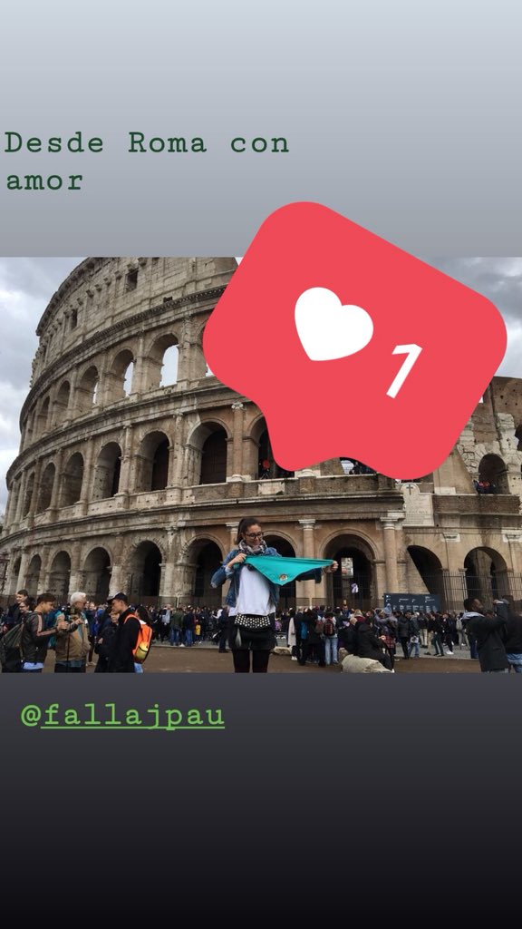 Estem de #vacancespasqüeres i a nosaltres ens encanta estar sempre present als cors dels nostres fallers around the world 🌍.
“Roman Holiday” at Josep Pau amb molta estima 😜