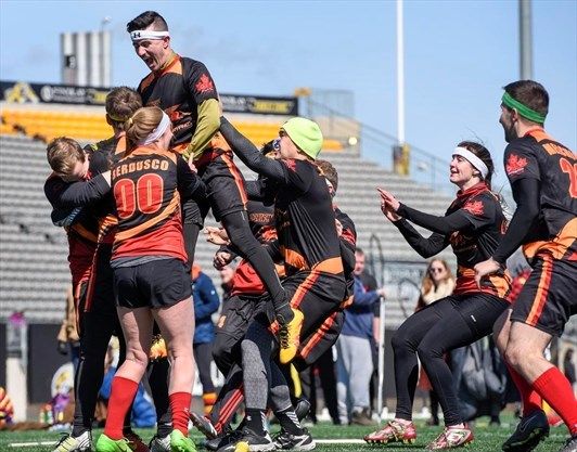 TheSpec's tweet photo. Quidditch crews take over Tim Hortons Field https://t.co/GGKDhvH9fj #HamOnt @IQAsport https://t.co/Pvdlyt8yBs