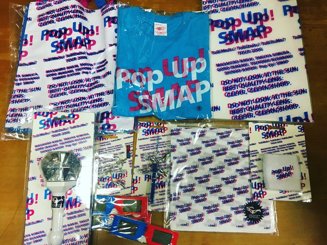 貴重‼︎‼︎Pop Up! SMAP STAFF Tシャツ 2006年の7月30日から10月9に開催された全国ツアーPOP UP! SMAP LIVE