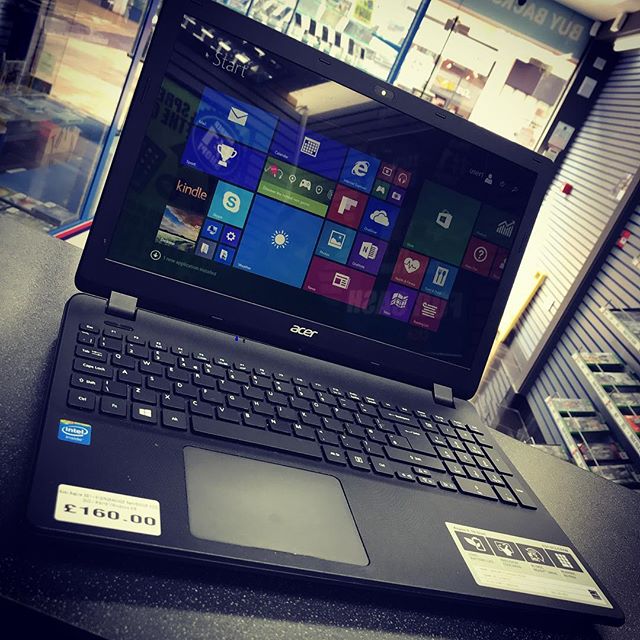 Acer Aspire ES1-512/N2840/4GB RAM/500GB HDD/DVD 15” JUST £160! #Laptop #Acer #Aspire #Trade #Exchange #Bexleyheath