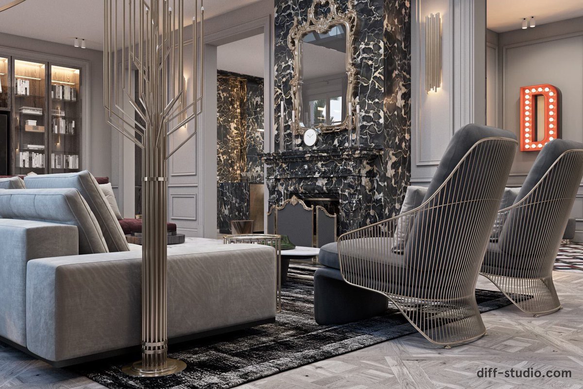 Diff_Studio's tweet photo. Two-level apartment with a chic and defiant touch
-
#diff #diffstudio #diffdesign #interiordesign #architecture #space #apartment #living #marble #wood #gold #brass #minotti #paris #france https://t.co/GyGDlx33F0