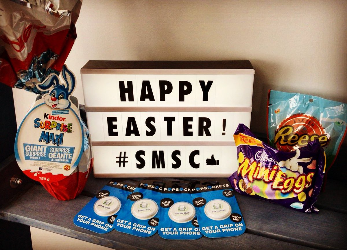 SellmyStuffOTT's tweet photo. Happy Easter to all our valuable Sell My Stuffer’s! The Easter bunny was good to us this year! 👀 check out those pop sockets! Coming to a location near you!
#sellmystuffcanada #sellmystuff #estatesales #happyeaster #easterbunny #popsockets #freegiveaways https://t.co/pmiuhSEgAm