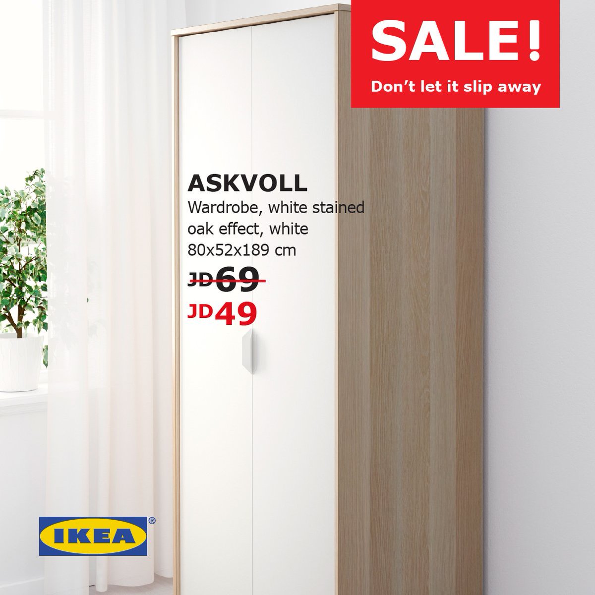 Ikea Jordan On Twitter Askvoll Wardrobe Perfectly Fits Your