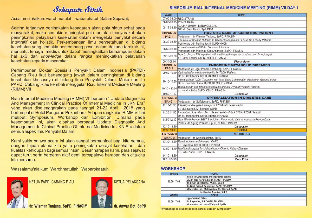 Riau internal medicine meeting #riau #InternalMedicine #pekanbaru