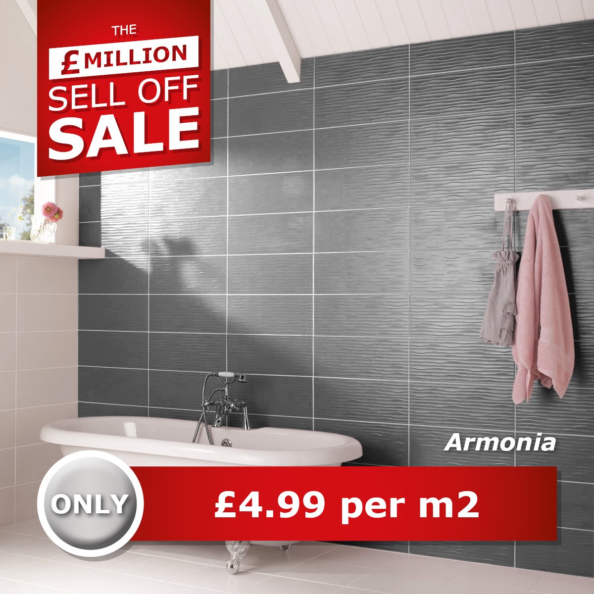 geminitiles's tweet photo. Create your dream home for even less with our Β£Million Sale!
We have many tiles from as low as 30p and even more ranges on offer in store!
View our #sale here https://t.co/NmLYFIHCYZ
#MillionSale #CTDTiles #Tiles #Homedecor https://t.co/gQtMkMtosd