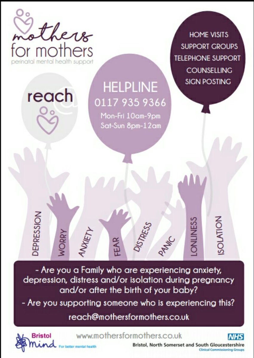 In response to feedback from families, we are delighted to announce our new support service: Reach.  
Our telephone support is now available 7 days per week, in partnership with @BristolMindline. In order to Reach out to as many families as possible across #bristol, please RT