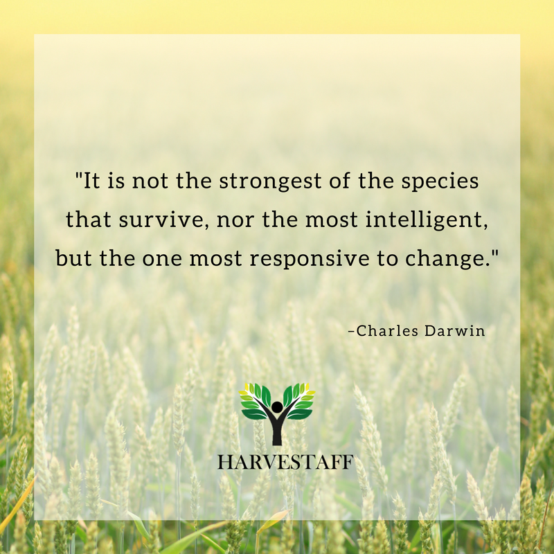 HarveStaff's tweet photo. Good morning! "It is not the strongest of the species that survive, nor the most intelligent, but the one most responsive to change." - Charles Darwin #quoteoftheday #quote #HVTJobs #goodmorning https://t.co/F6qtfuFzny