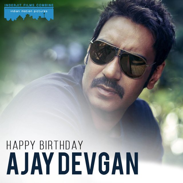 The man who has mesmerised everyone with all his roles... Happy Birthday Ajay Devgan 