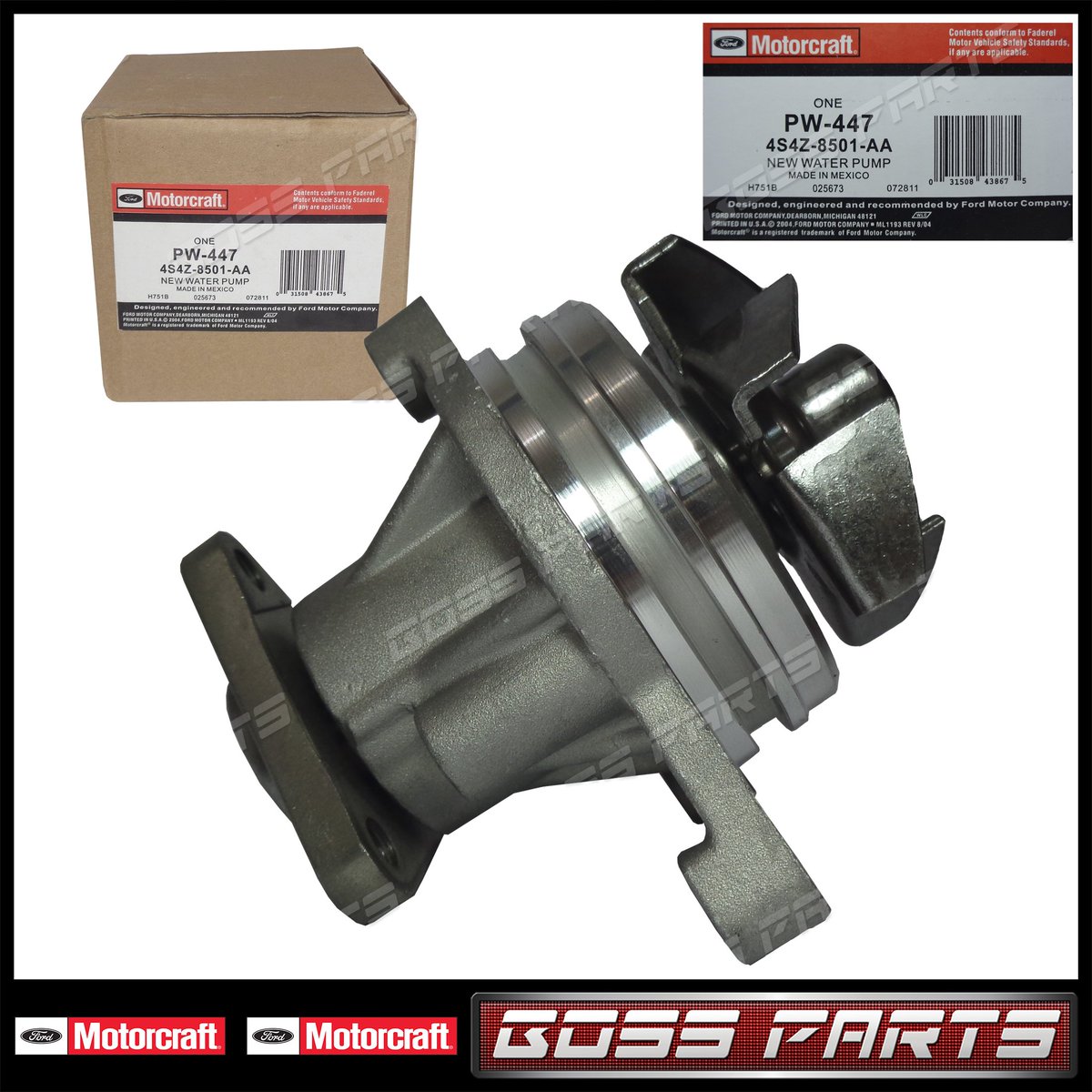InvBossParts's tweet image. Bomba de Agua Ecosport Motor 2.0, Ranger Motor 2.3, Focus Motor 2.0 Duratec 2006 al 2008, Mazda 3 y Mazda 6 Motor 2.0
