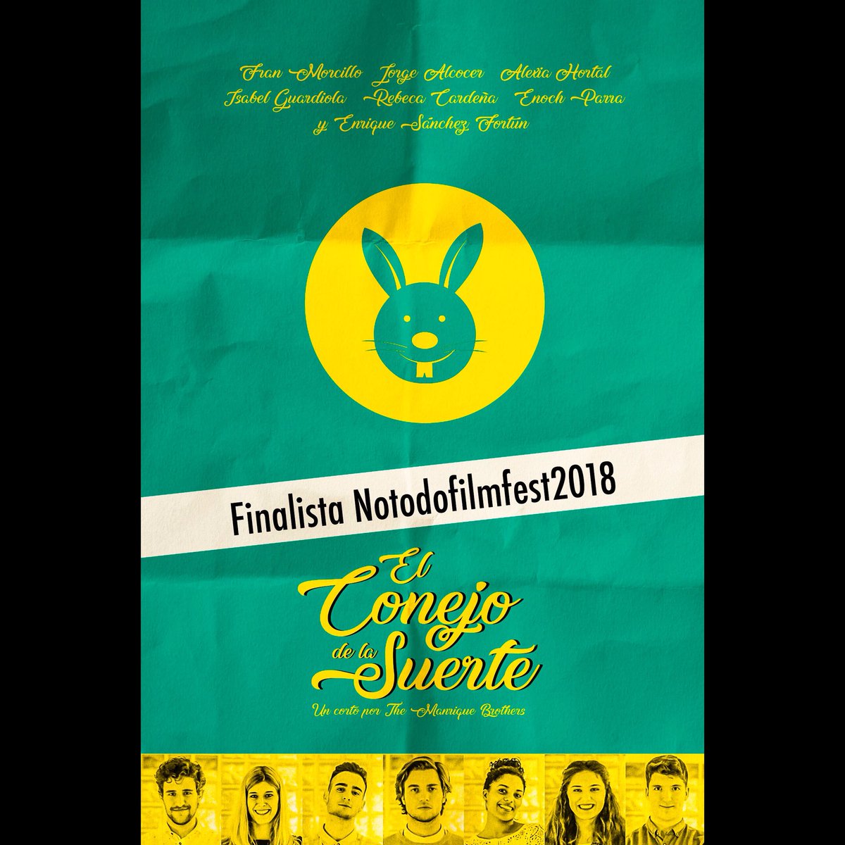 Subidón parte 2!!! “EL CONEJO DE LA SUERTE” FINALISTA en @JamesonNotodo #corto #cineespañol #themanriquebrothers  youtu.be/NfgvTHUqYzA