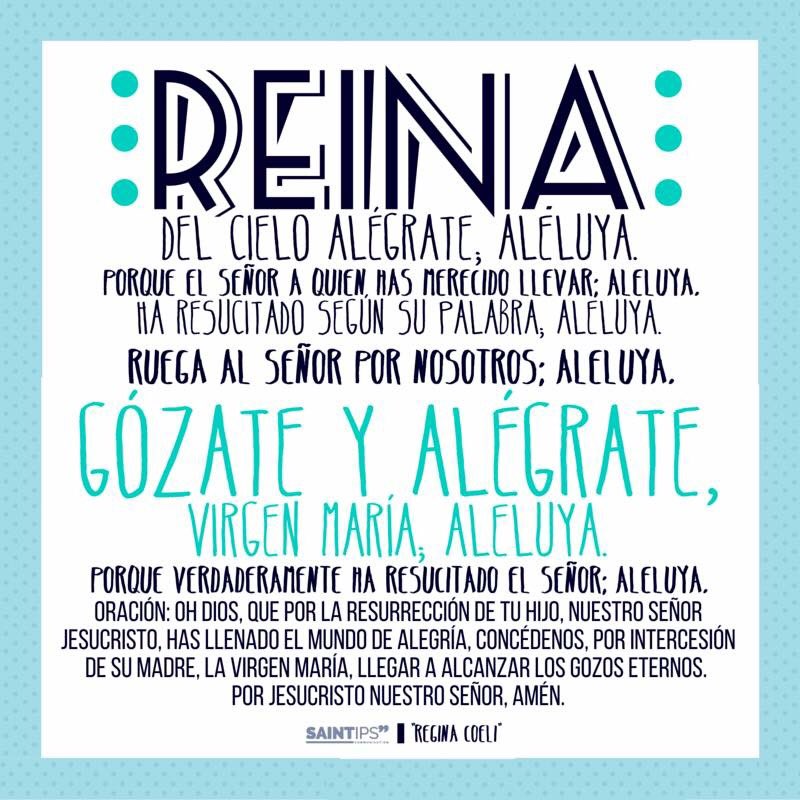 En #Pascua cambia el #Ángelus por el #ReginaCoeli #prayers