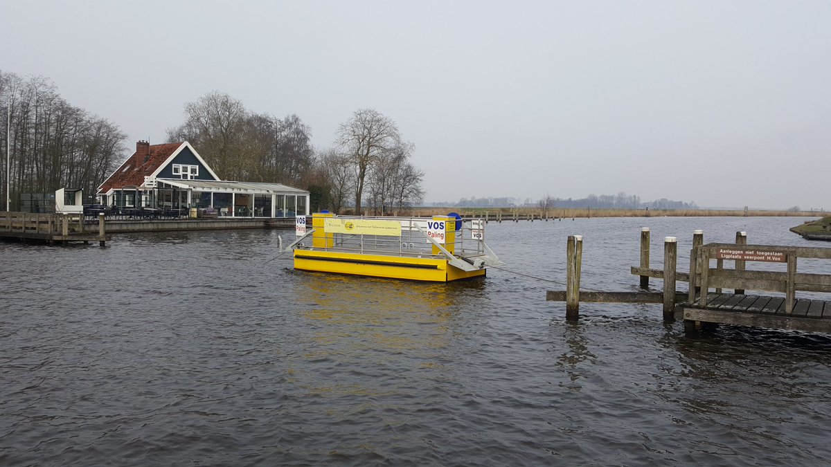 Fietspontje bij Meerwijck is weer in de vaart! Dat maakt het mogelijk om een rondje Zuidlaardermeer te fietsen of wandelen.