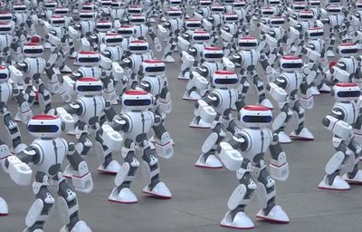 news24tvchannel's tweet image. 1300 से ज्यादा रोबोट ने एक साथ डांस कर बनाया गिनीज वर्ल्ड रिकॉर्ड, देखें वीडियो
 #GuinnessWorldRecords #robotdance goo.gl/x8uFWU