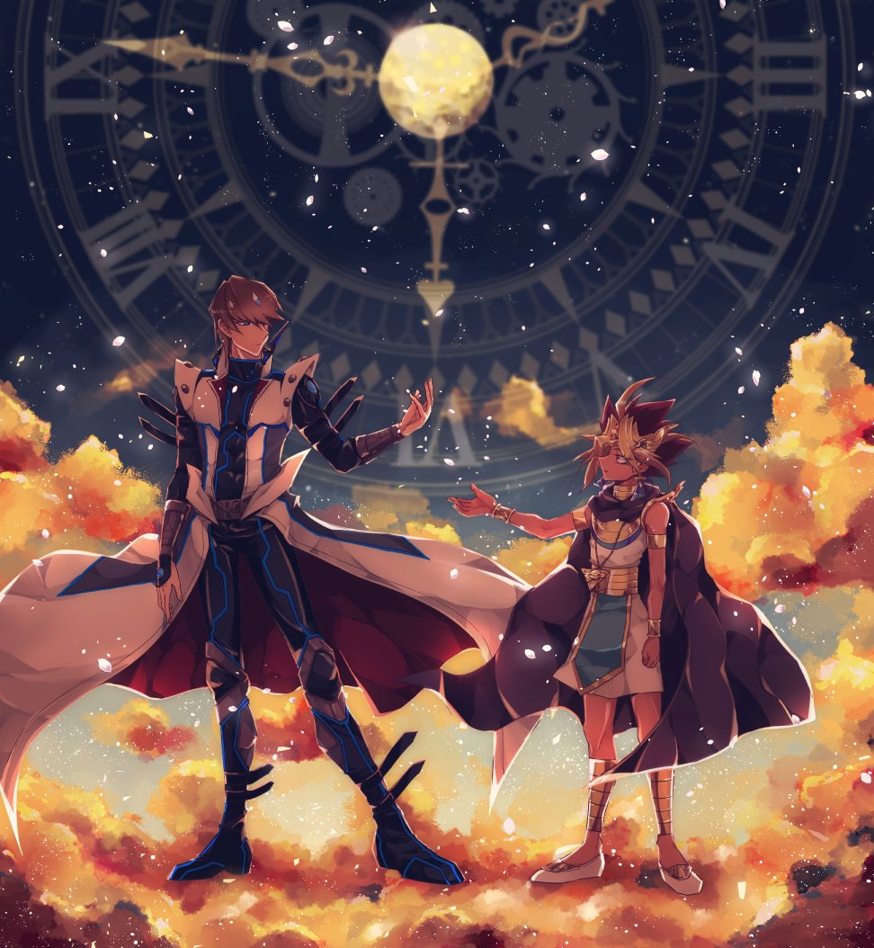 jimaou11's tweet image. 時計の針も二人を横目に見ながら進む